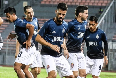 KL City berada di prestasi terbaik untuk mencipta kejutan ke atas TFC pada suku akhir kedua Piala Malaysia di Stadium Sultan Zainal Abidin. - Foto Kuala Lumpur City