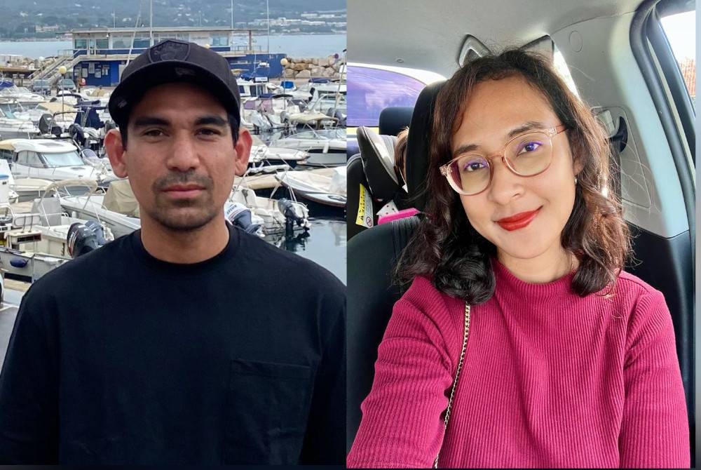 Shazlee(kiri) dan Fatin Zulaikha 