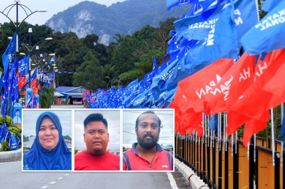 Foto hiasan. Gambar kecil: Muhammad Hasrul (kiri), Mazlina dan S.Paramasivam.