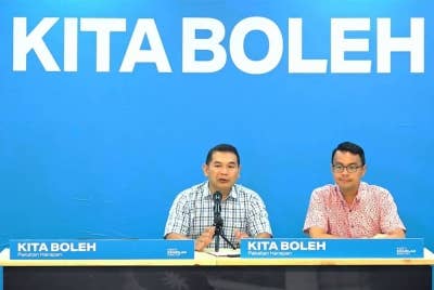 Sidang media Rafizi di Ibu Pejabat PKR pada Isnin.
