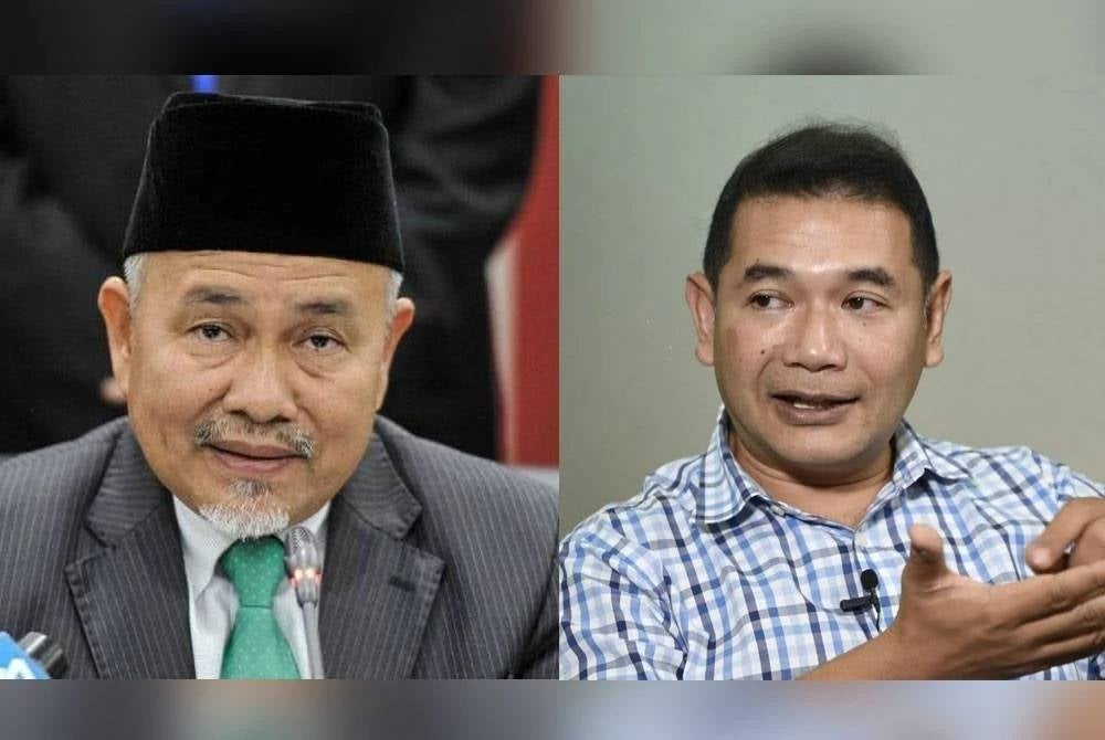 Tuan Ibrahim (kiri) telah memfailkan writ saman dan pernyataan tuntutan terhadap Rafizi (kanan).