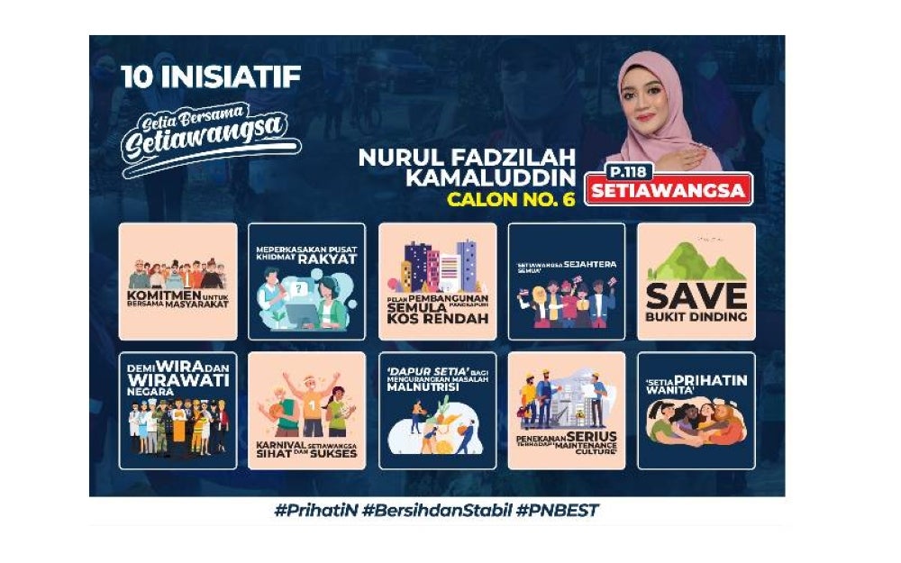 10 inisitif yang dibawakan oleh Nurul Fadzilah menerusi manifestonya.
