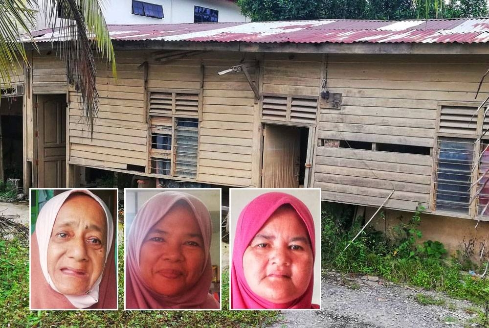 Antara kesan kejadian banjir besar tahun lalu. Gambar kecil dari kiri: Raidah, Mazni, Rozila