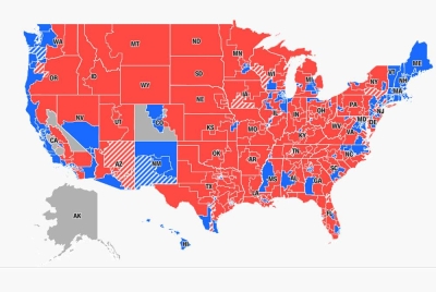 Kebangkitan 'gelombang merah' telah memberikan GOP kawalan ke atas Dewan Perwakilan AS untuk penggal akan datang. - Foto: Agensi