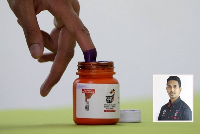 PRU15 cipta sejarah kerana buat pertama kalinya pengundi berumur 18 tahun dibenarkan mengundi. (Gambar dalam : Hasnul)