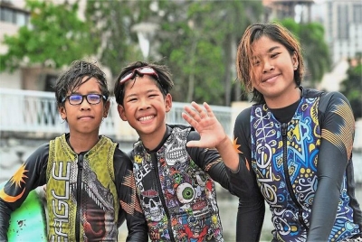 Aaliyah (kanan) dan Aiden akan menyertai Kejohanan Oceania di Australia hujung minggu ini. - Foto Agensi