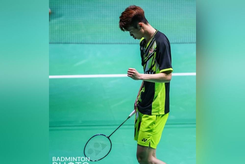 Tze Yong terpaksa akur tewas kepada pemain China pada aksi separuh akhir. - Foto FB BAM