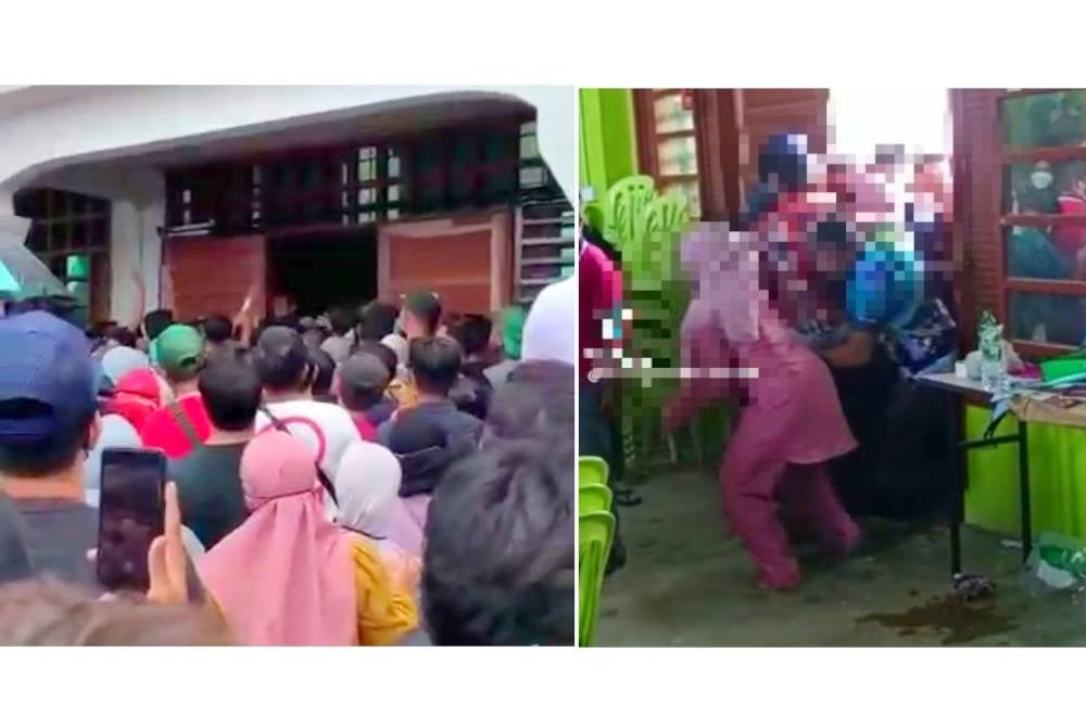 Tular di aplikasi TikTok yang memaparkan sekumpulan pengundi luar yang menyerbu sebuah premis untuk mendapatkan wang.