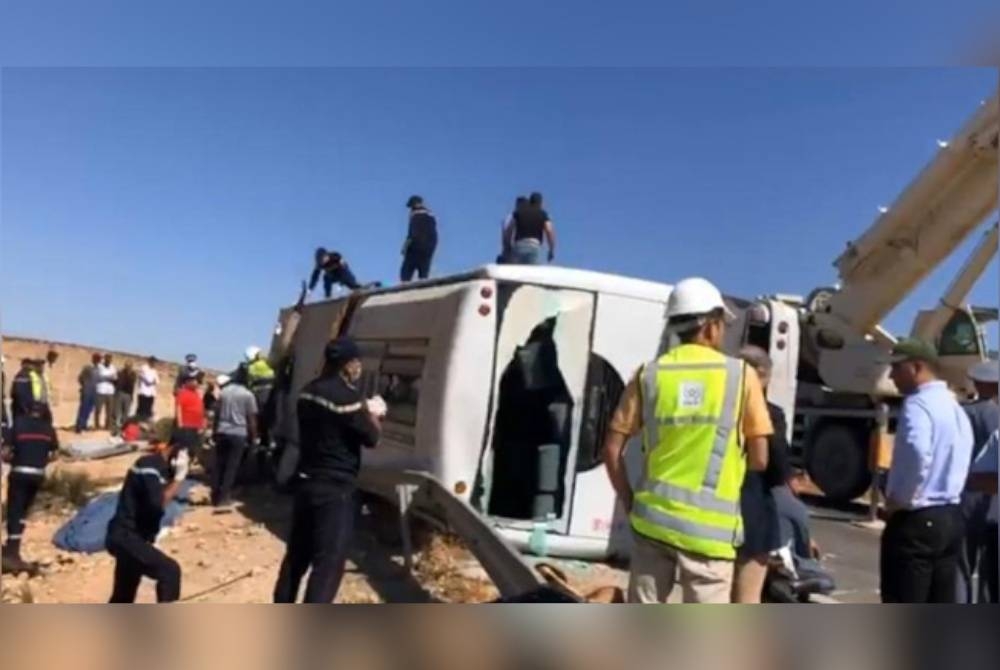 Un accident de bus renversé au Maroc qui a tué 11 personnes.  (Photo déco) - Agence Photo