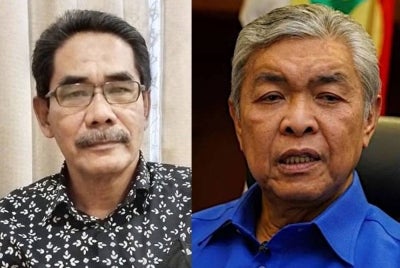 Gambar dari kiri: Yahya dan Ahmad Zahid