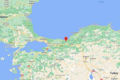 Gempa bumi kuat melanda wilayah Duzce di barat laut Türkiye awal pagi Rabu. - Foto Google