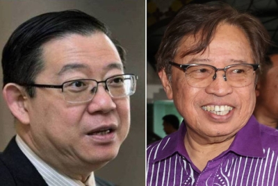 Guan Eng, Abang Johari