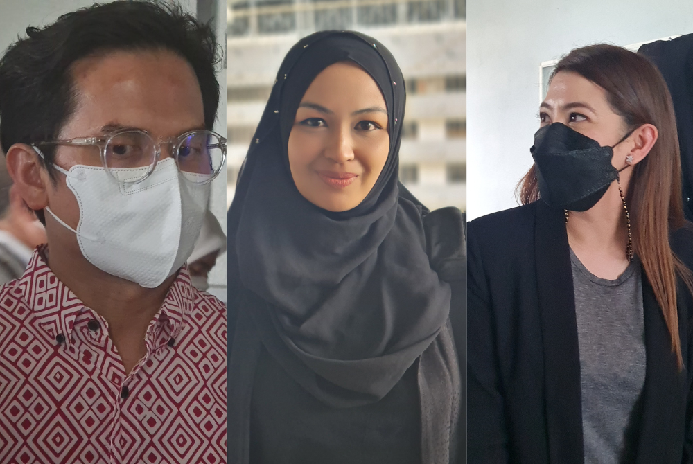 Dari kiri: SM Faisal, Emilia, Elisa Nani