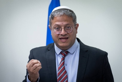 Ben-Gvir pernah mencetuskan kemarahan penduduk Palestin selepas beliau menyokong pelampau Yahudi beribadat di pekarangan Masjid al-Aqsa (Haram al-Sharif). - Foto Agensi