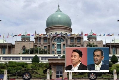 Barisan kabinet yang berkaliber, kompeten dan bersih amat penting untuk memberi keyakinan kepada rakyat dan pelabur. (Gambar kecil: Muhammad Mohan, Hussain Yusri).