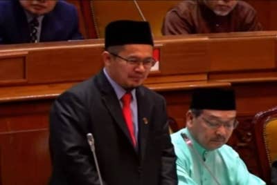 Tuan Saripuddin ketika menjawab soalan Saiful Adli Abu Bakar (Salor-Pas) ketika Persidangan Dewan Undangan Negeri pada Selasa.