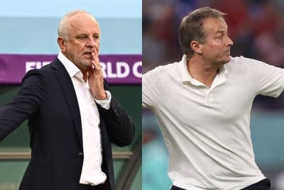 Dari kiri: Arnold, Hjulmand - Foto EPA