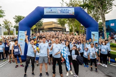 Sebahagian peserta Miles with ecoBrown’s 2022 yang diadakan di Eco Ardence, Setia Alam pada 27 November lepas.