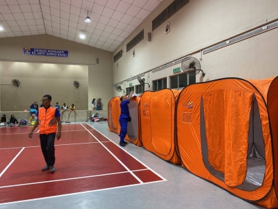 Suasana di salah satu PPS di Selangor. - Foto APM Selangor