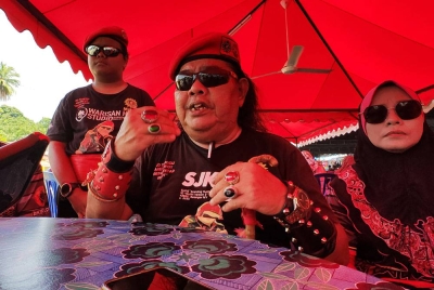 Rani Kulup pada sidang akhbar di Port Dickson pada Ahad.