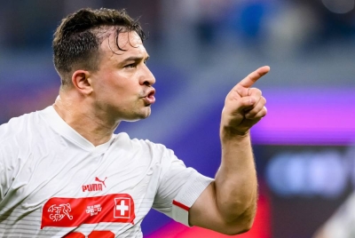 Shaqiri mahu rakan sepasukan Switzerland mempamerkan semangat berpasukan tinggi. -Foto EPA