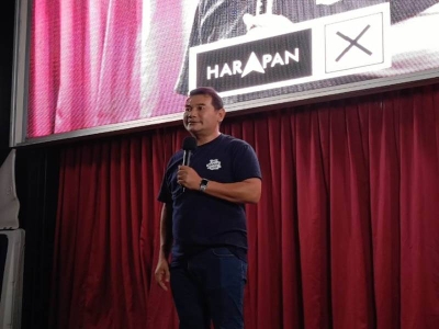 Rafizi ketika hadir ke Ceramah Mega Ayuh Malaysia di sini pada Isnin.