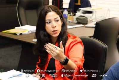 Soleen mahu meningkatkan kualiti bola sepak wanita Malaysia ke tahap lebih tinggi. Foto FB FAM.