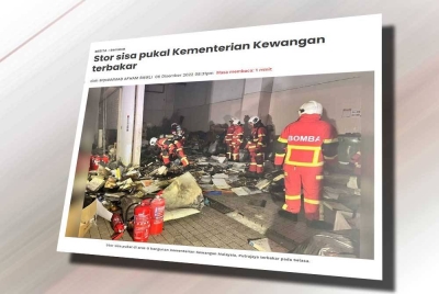 Laporan Sinar Harian pada Selasa.