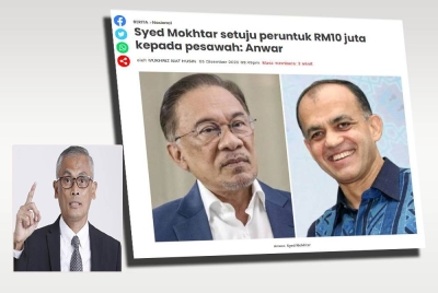 Laporan Sinar Harian pada Isnin.