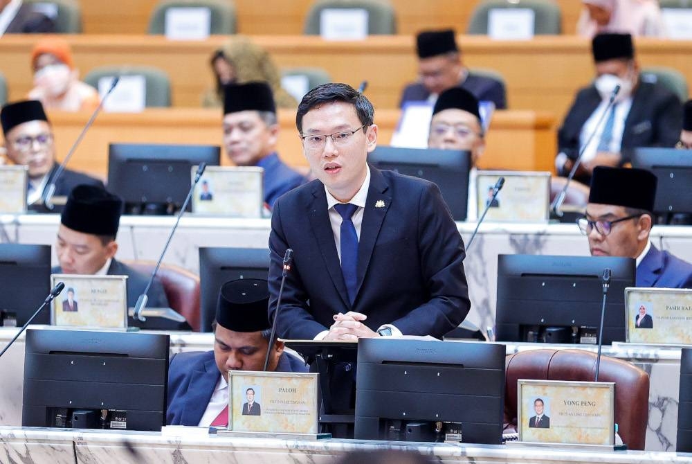 Ting Han menjawab soalan tambahan persidangan Dewan Undangan Negeri (DUN) Johor di Bangunan Sultan Ismail pada Khamis.