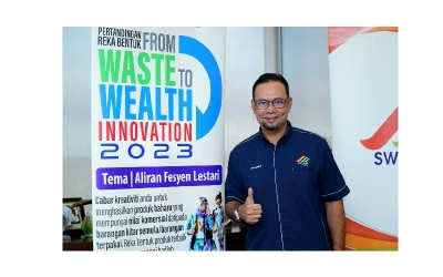 Pengerusi SWCorp, Datuk Rizalman Mokhtar ketika ditemu bual di Bangunan Ibu Pejabat SWCorp, Cyberjaya pada Khamis. 