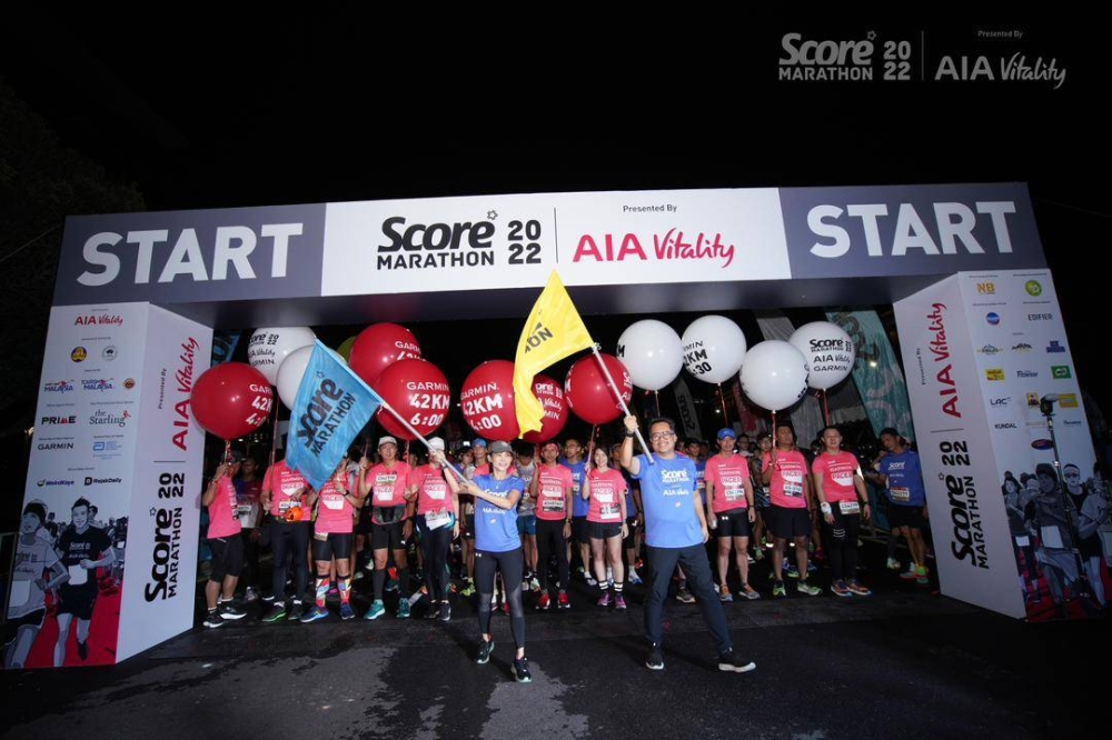 Lebih 12,000 sertai SCORE Marathon 2022 by AIA Vitality