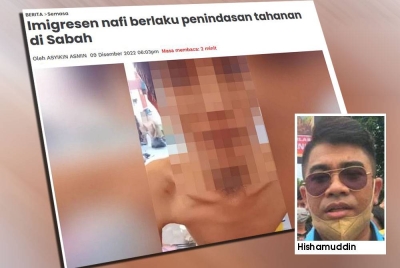 Laporan Sinar Harian pada Khamis.