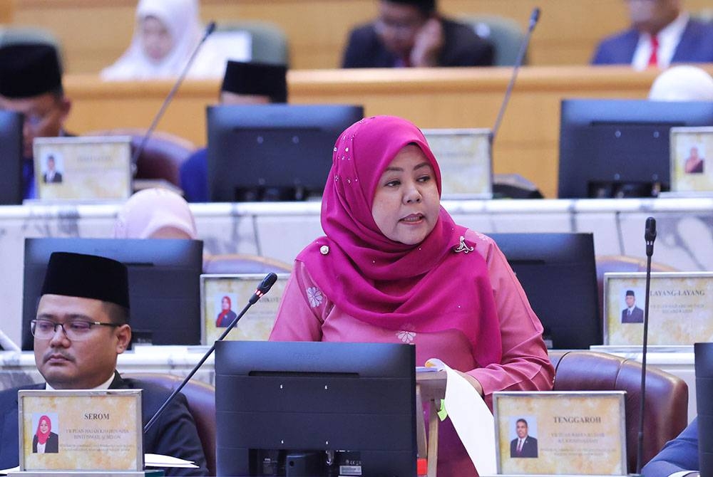 Khairin Nisa ketika Sidang DUN Johor.