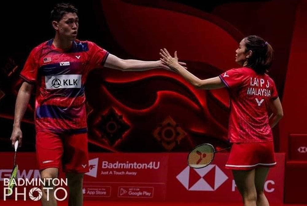 Kian Meng (kiri) dan Pei Jing mahu memberi fokus kepada Terbuka Malaysia selepas menamatkan Jelajah Dunia Akhir di peringkat separuh akhir. Foto FB BAM
