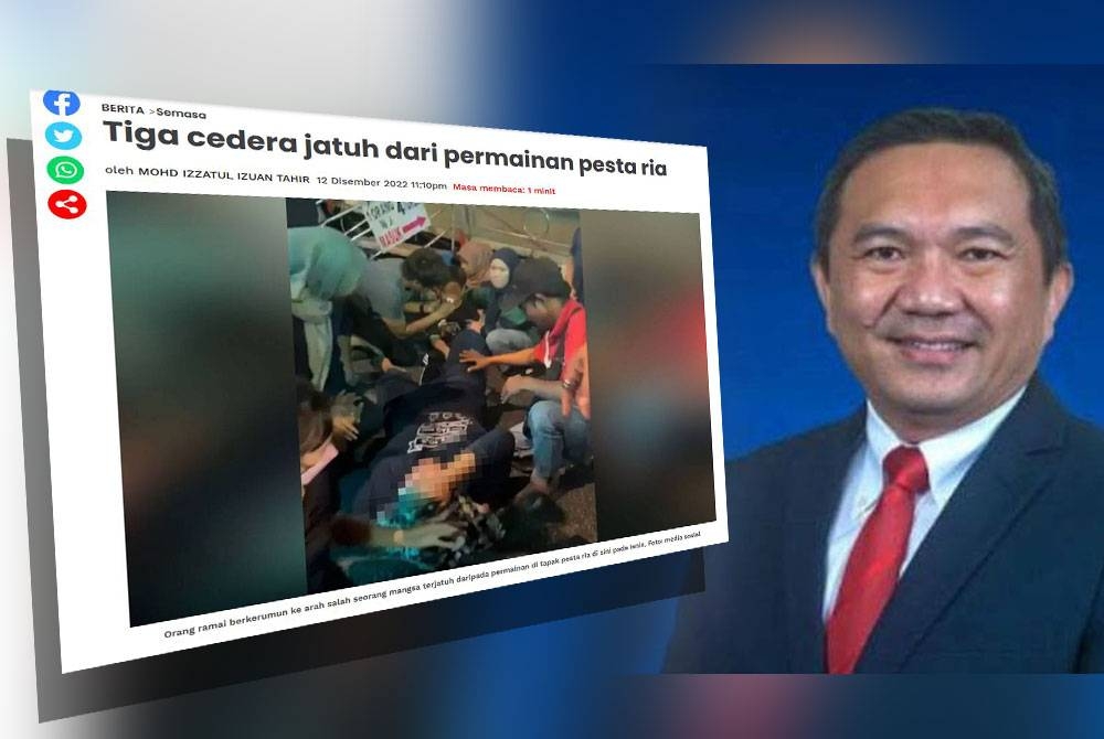 Laporan Sinar Harian pada Isnin. Sze Han (gambar kanan).