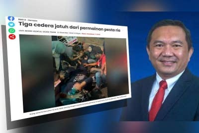 Laporan Sinar Harian pada Isnin. Sze Han (gambar kanan).