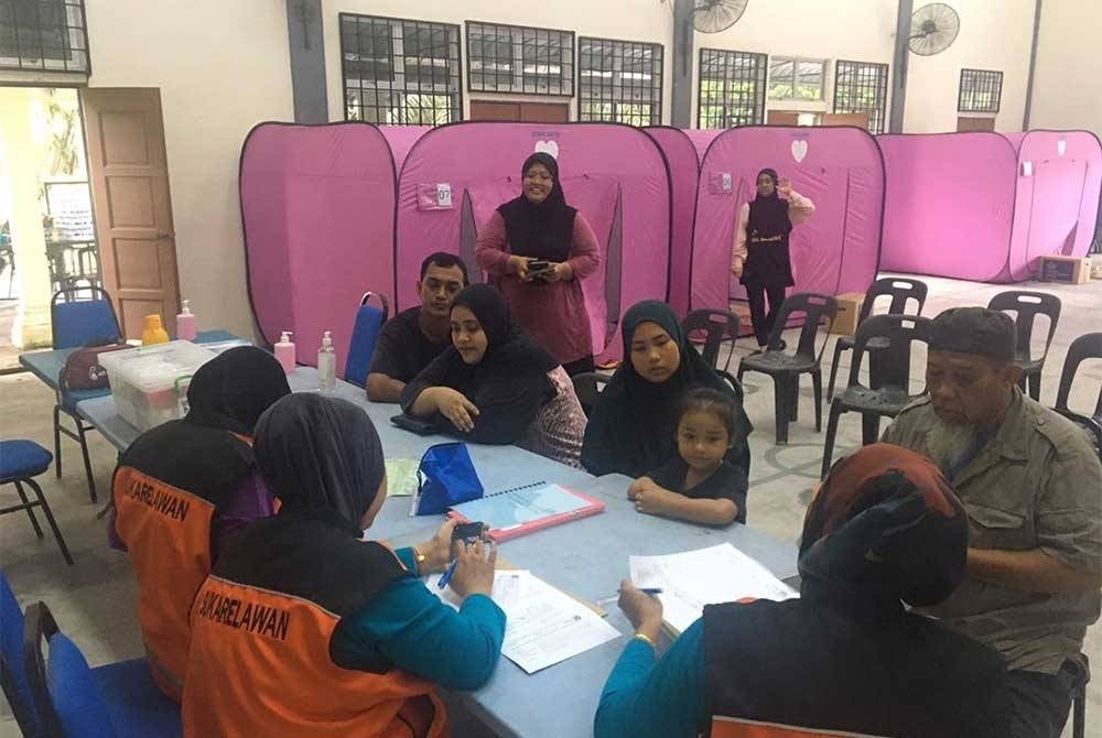 Suasana PPS di Kota Tinggi. - Foto APM Kota Tinggi