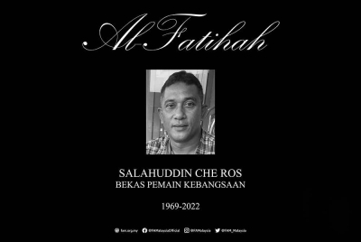 Salahuddin Che Ros meninggal dunia pada usia 53 tahun. - Foto FAM