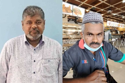 Gambar kiri: Hakimsa dan Sheikh Abdullah