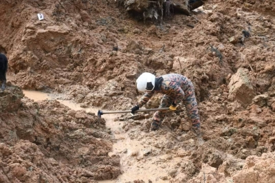 Lokasi penemuan mangsa ke-26 pada Rabu. Foto: JBPM