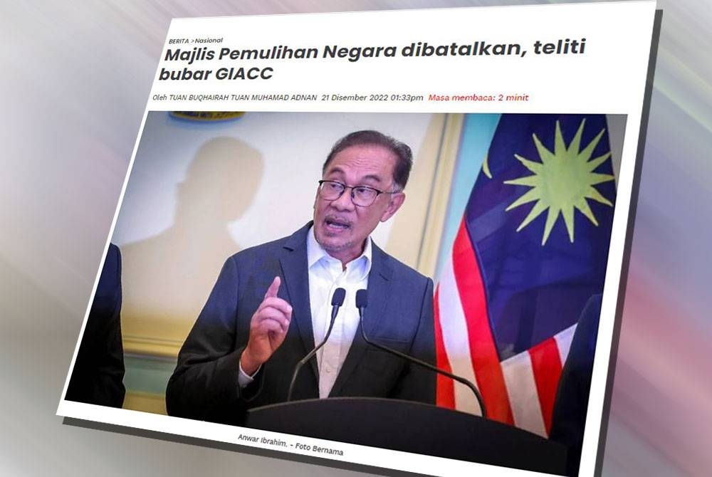Diverses décisions ont été prises après qu'Anwar ait présidé la réunion du cabinet mercredi.