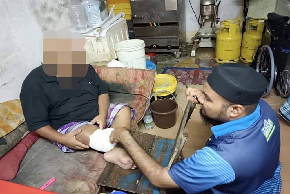 Sebuah keluarga OKU mendapat perhatian dan bantuan daripada pihak LZS.