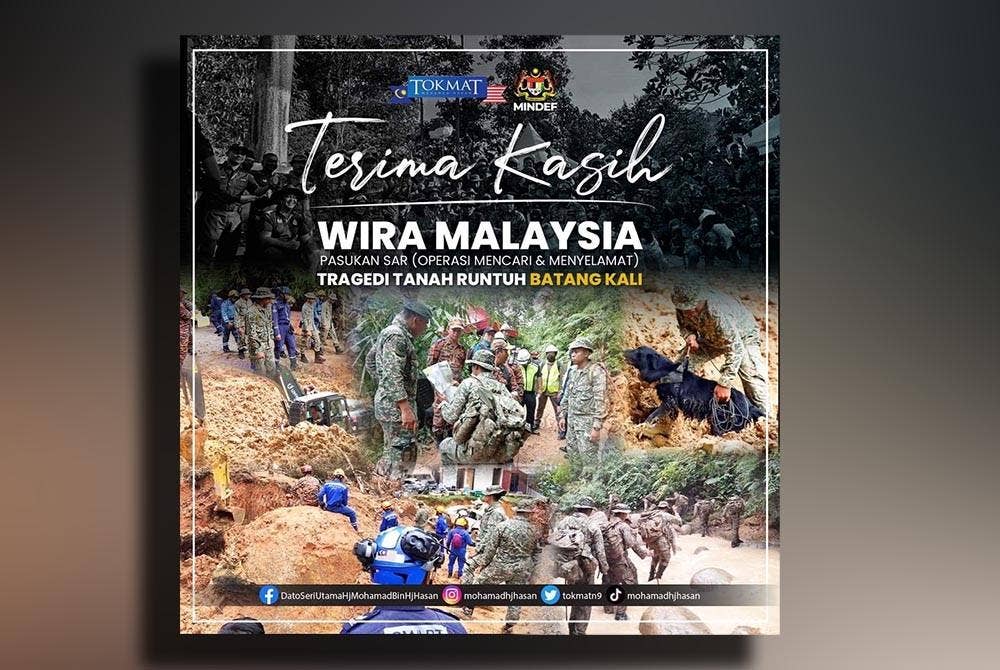 Foto yang dikongsikan Mohamad Hasan di laman Facebooknya.