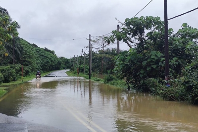 Masjid Kampung La di Hulu Besut, Besut adalah PPS terakhir yang masih beroperasi bagi menempatkan penduduk terjejas banjir.