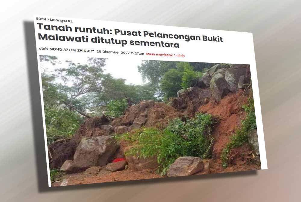 Laporan Sinar Harian pada Isnin.