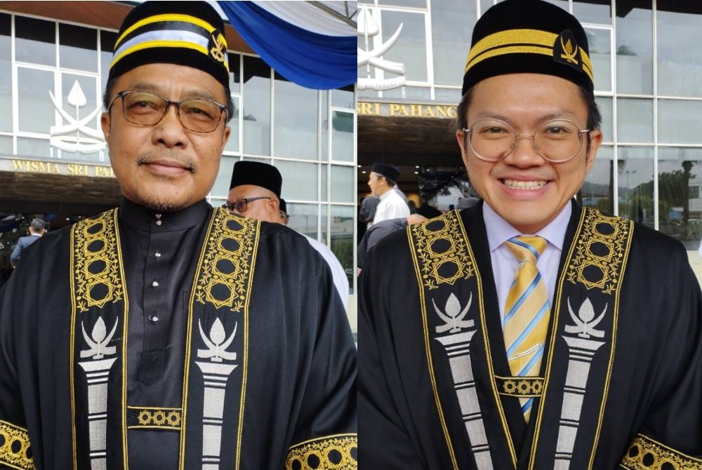 Mohd Sharkar (kiri) dan Chin Chen.