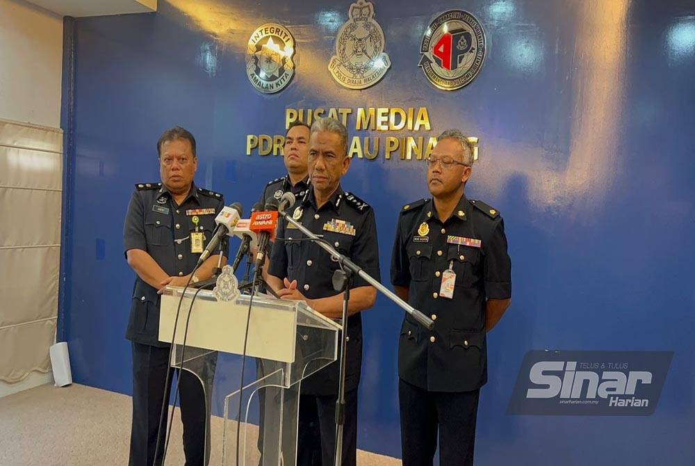 Fisol pada sidang akhbar di IPK Pulau Pinang pada Khamis.