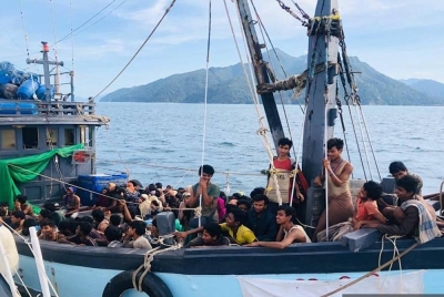 Hujung tahun sehingga bulan Mac dilihat musim atau waktu yang sesuai buat pelarian Rohingya ke Malaysia. - Foto Bernama