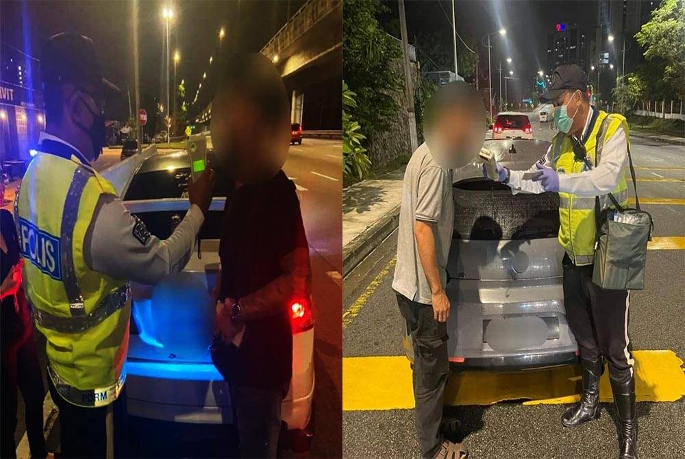 Antara individu yang diperiksa dalam operasi alkohol di sekitar daerah Petaling Jaya sepanjang tempoh tahun ini.